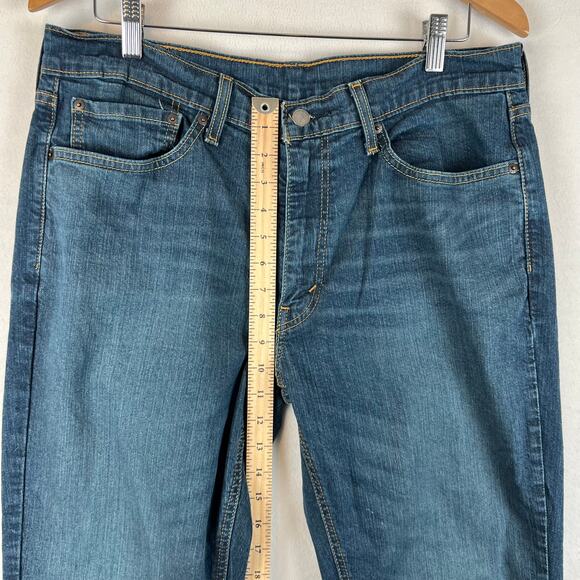 Levis‎ 541 Jeans Mens 35x30 Blue Athletic Tapered Mid Rise Stretch Denim - Picture 9 of 11